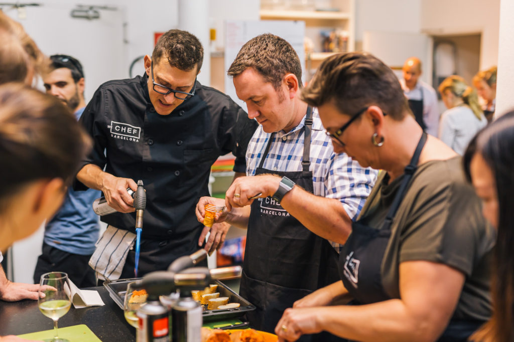 Corporate culinary event_ from desk to table, together